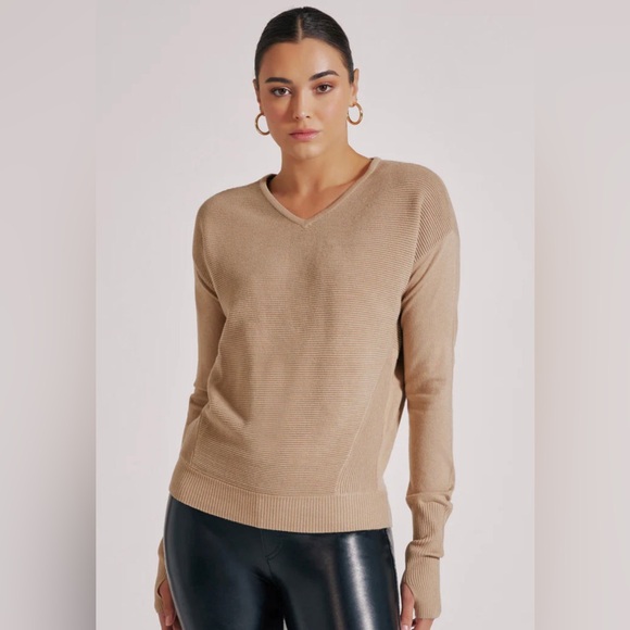 Blanc Noir NWT PORTOLA V NECK  NEVER WORN MSRP$159 - Picture 1 of 5